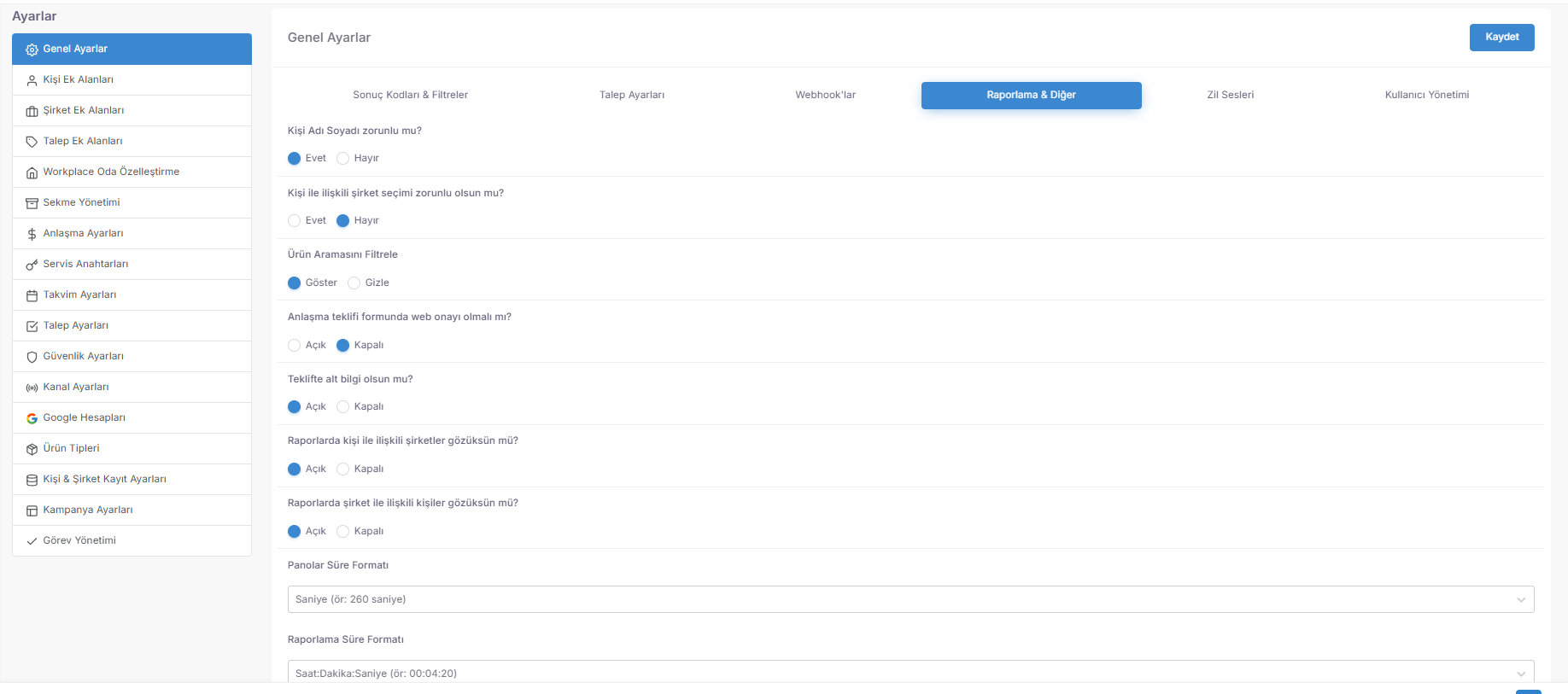 This tab under General Settings is the set of rules that determine the sensitivity of the data collected in the system and how it will "speak" in reports. screenshot 1