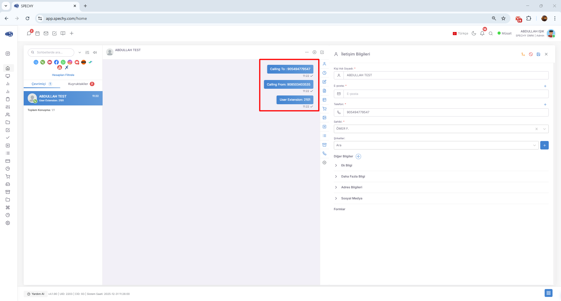 Professional Advice: When you take a waiting appointment in line, the system automatically opens the customer's Personal Card; thus, you can start the appointment with full control. screenshot 1