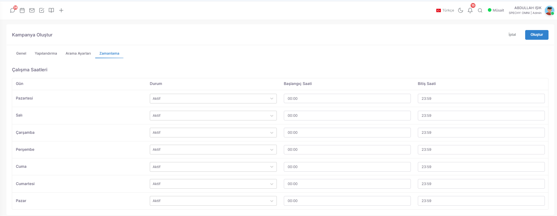 Professional Tip: Create a "Welcome" survey using the "Send answered calls to different campaign" feature. As soon as the calls your sales team successfully completes, the records are automatically added to the customer satisfaction team's list. This will allow you to instantly measure the service quality of your institution. screenshot 1