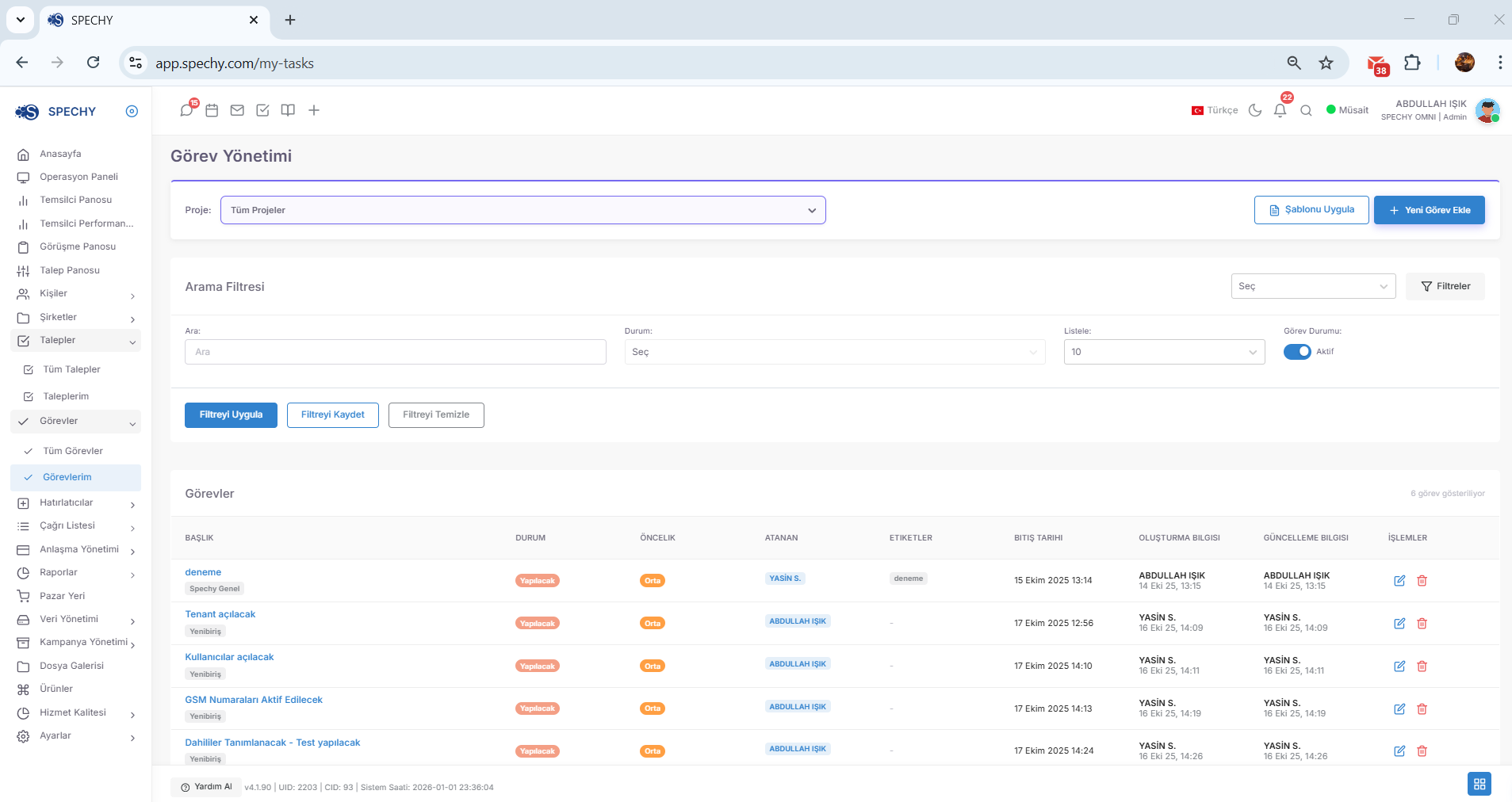 Professional Tip: While managing a complex task, add short notes at each important stage to ensure that a "Movement" record is created. When the task is completed, before updating its status to "Closed" or "Completed", check the past actions one last time to ensure that all criteria have been met. screenshot 1