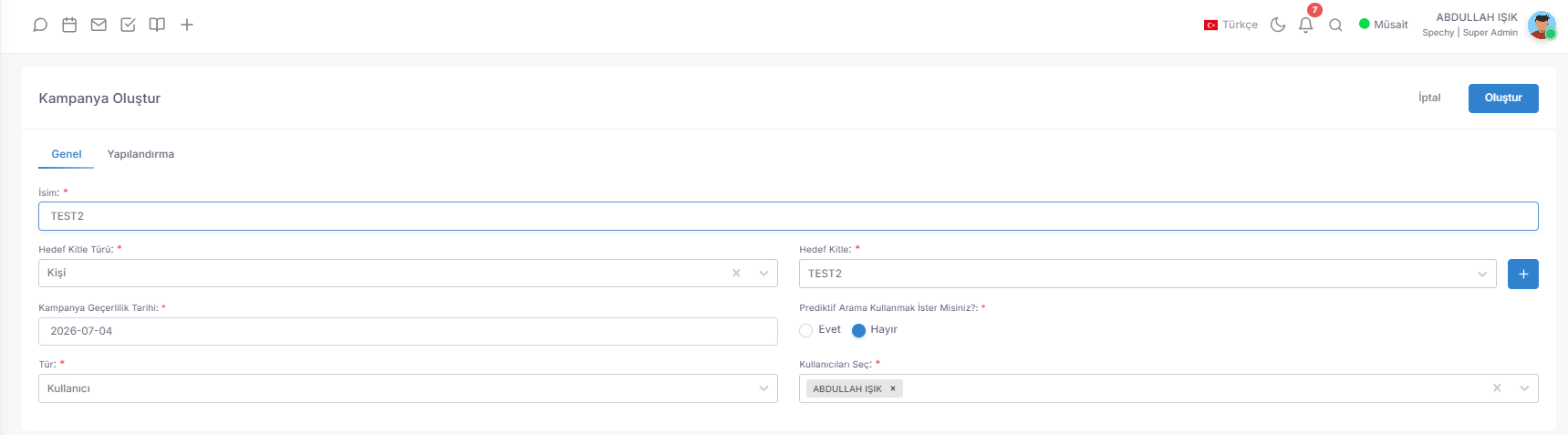 Professional Tip: Use the "Renew Segment Data" feature periodically. Especially if you have a dynamic customer base, start your day by refreshing the campaign with this button every morning to ensure you don't miss potential customers who have recently been added to the segment. screenshot 1