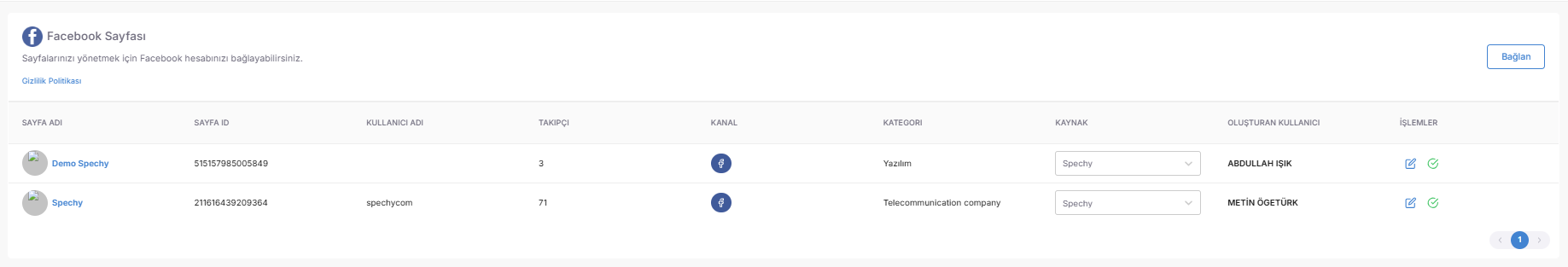 Contact History: You provide a seamless experience by tracking all the messages the customer wrote on Facebook in the past through the CRM card. screenshot 1