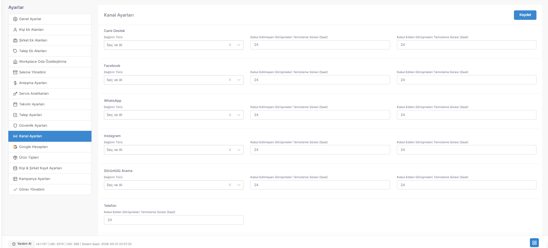 Access URL; https://app.spechy.com/settings/customization/channel-settings screenshot 1