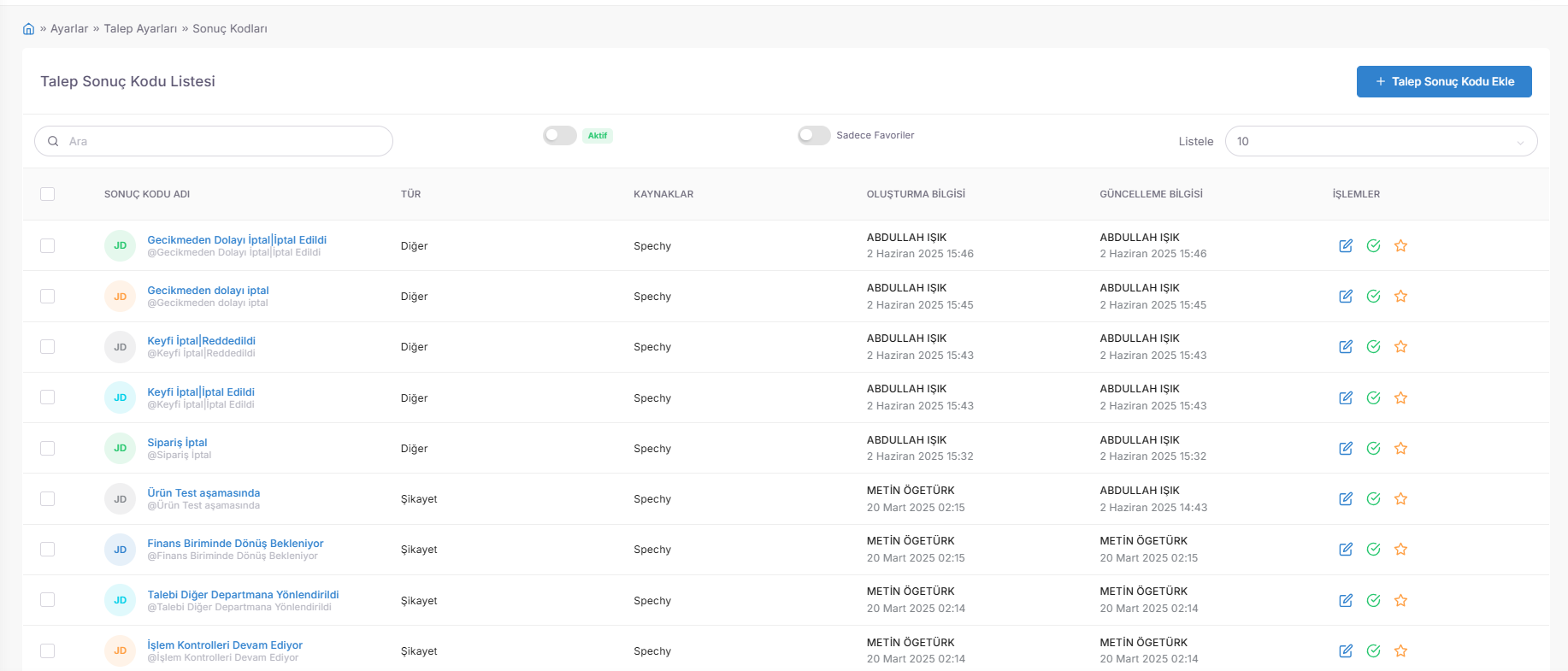 Data-Driven Closure: Closing every request with a result code allows you to report which department solved which type of problems to what extent at the end of the month. screenshot 1